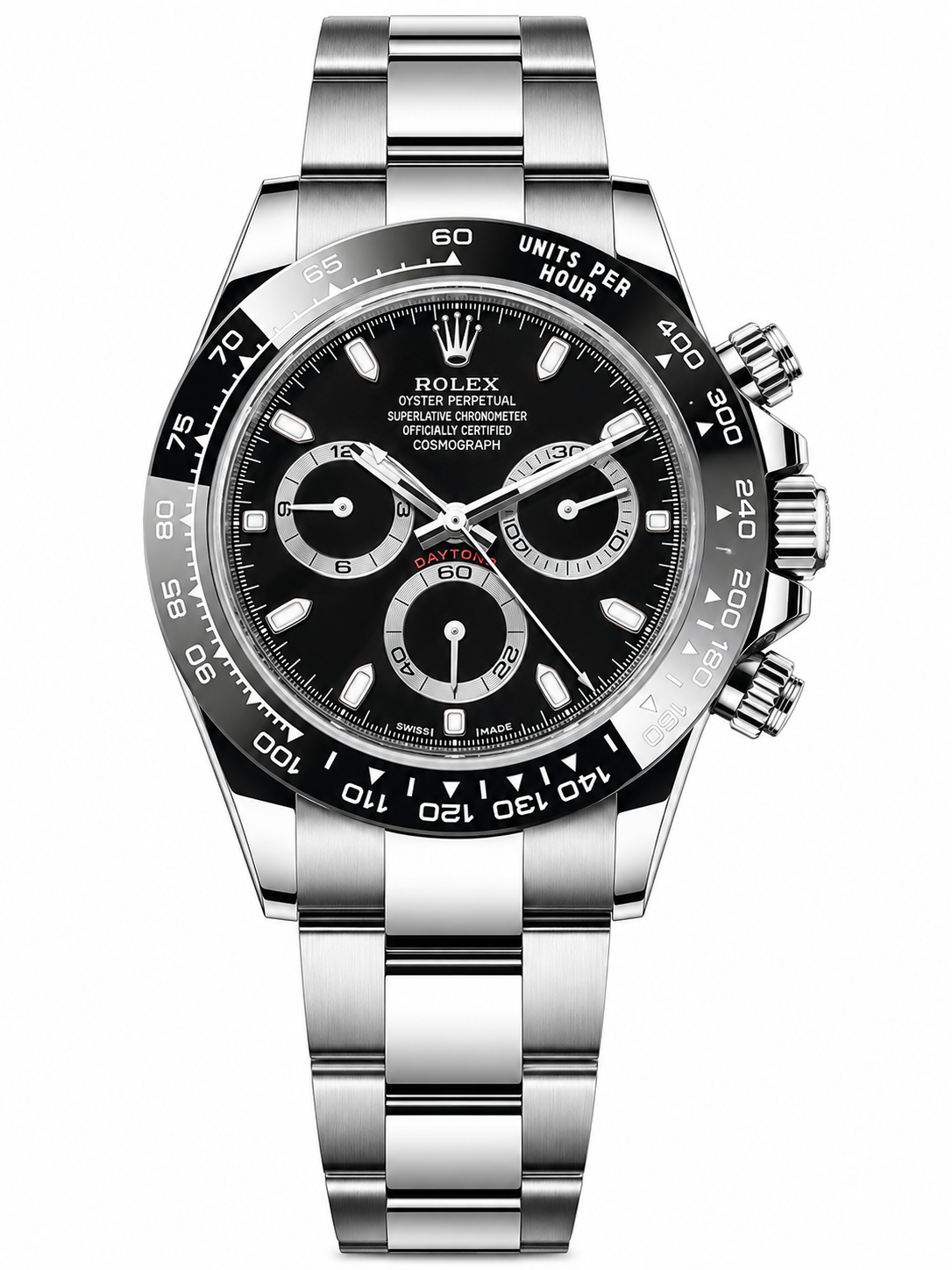 IMG-6020.png Rolex Daytona – Steel Black Dial Ceramic Bezel - Image 1