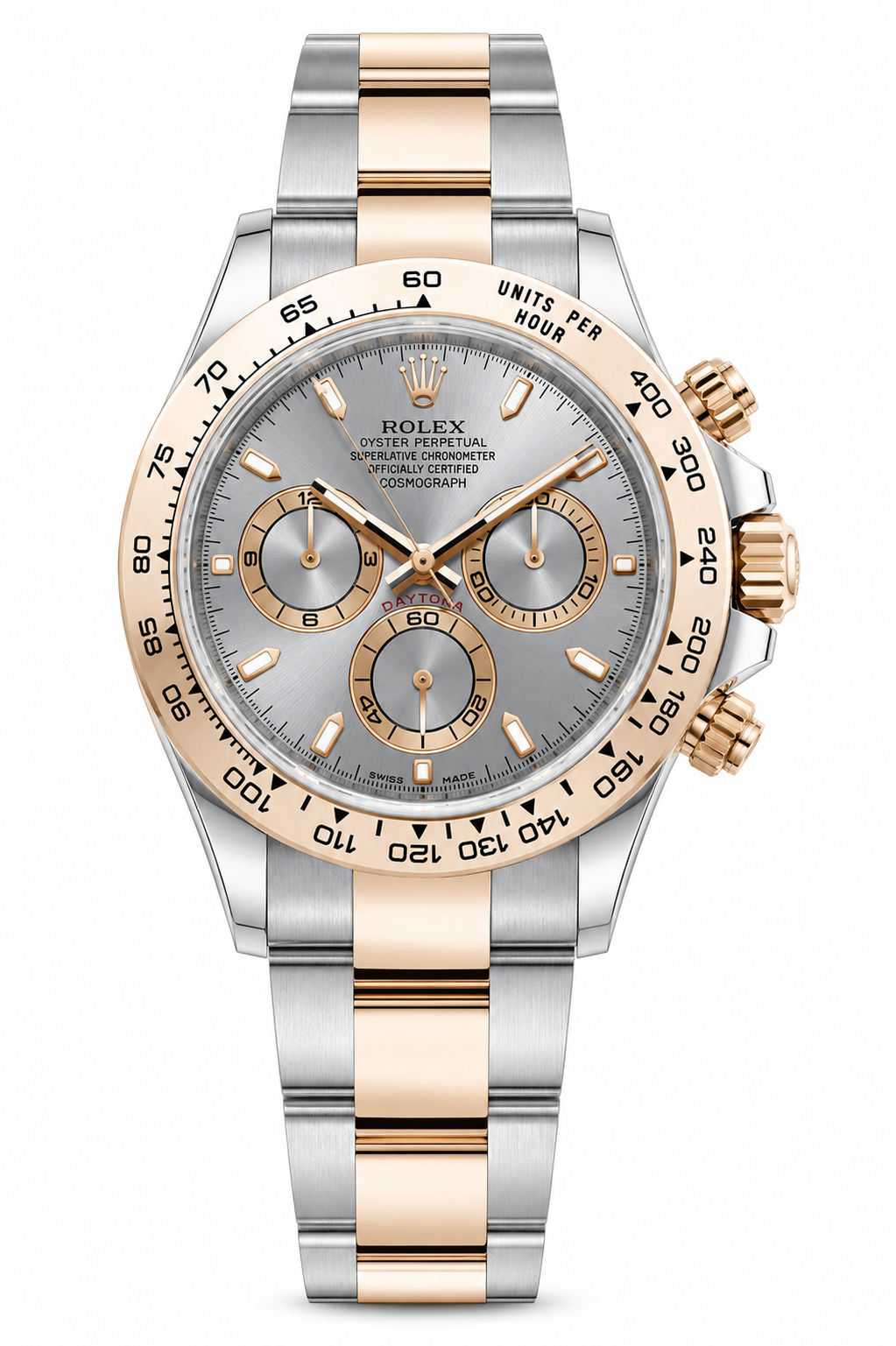 IMG-6042.png Rolex Daytona – Two Tone Silver Dial (Steel & Gold) - Image 1