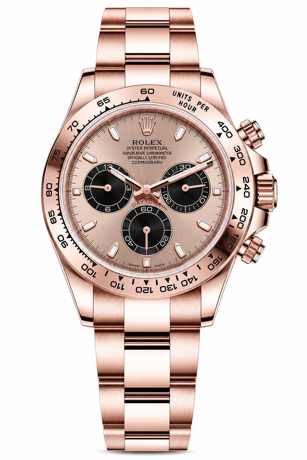 IMG-6047.png Rolex Daytona – Rose Gold Pink Black Dial - Image 1
