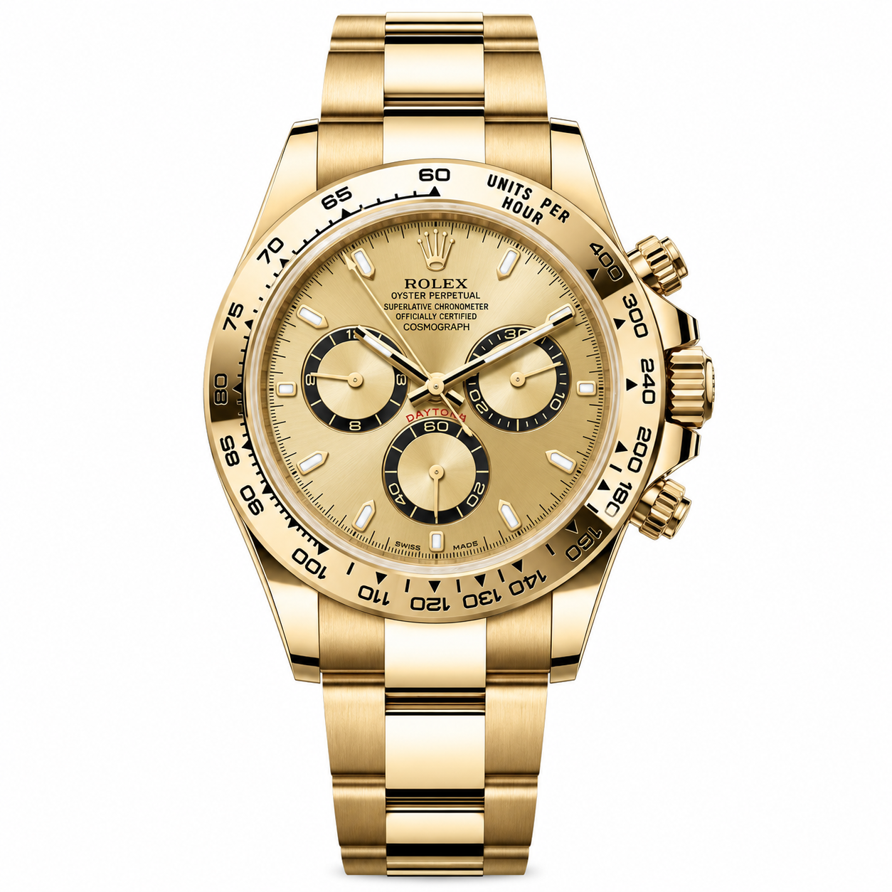 IMG-6054.png Rolex Daytona – Yellow Gold Champagne Panda Dial - Image 1