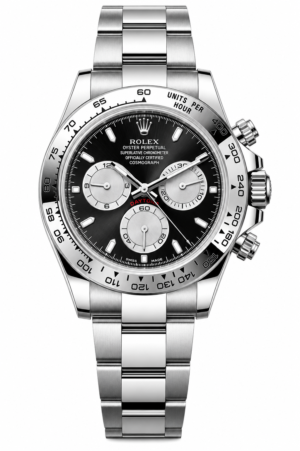 IMG-6060.png Rolex Daytona – Bright Black Dial 40mm - Image 1