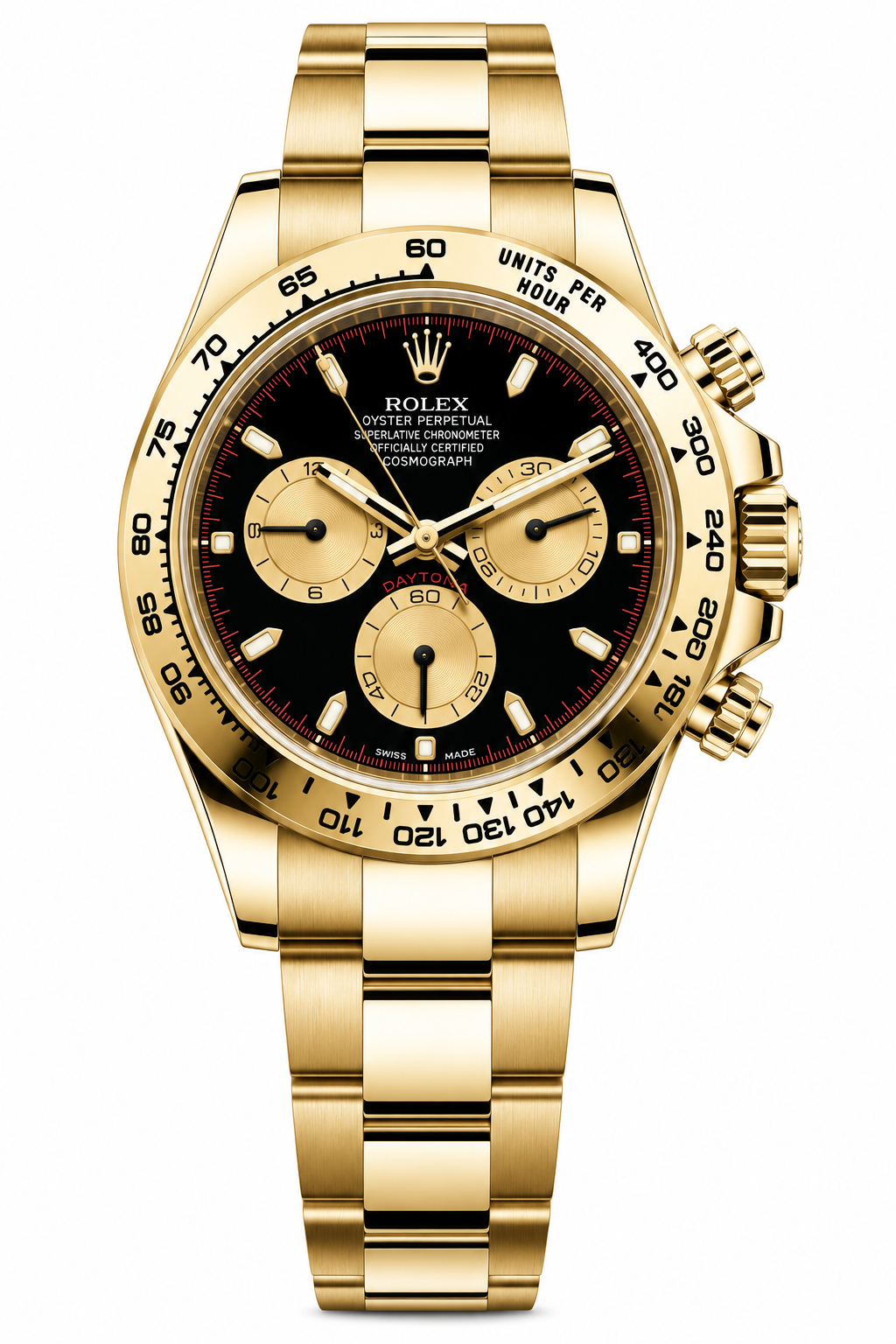 IMG-6070.png Rolex Daytona – Paul Newman Yellow Gold Black Dial - Image 1