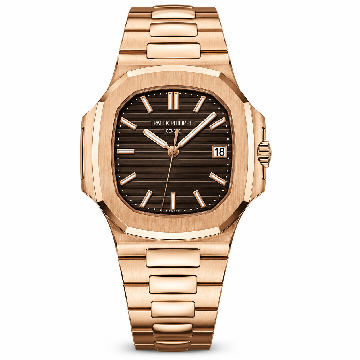 IMG-6082.png Patek Philippe Cubitus – Rose Gold Brown Dial - Image 1