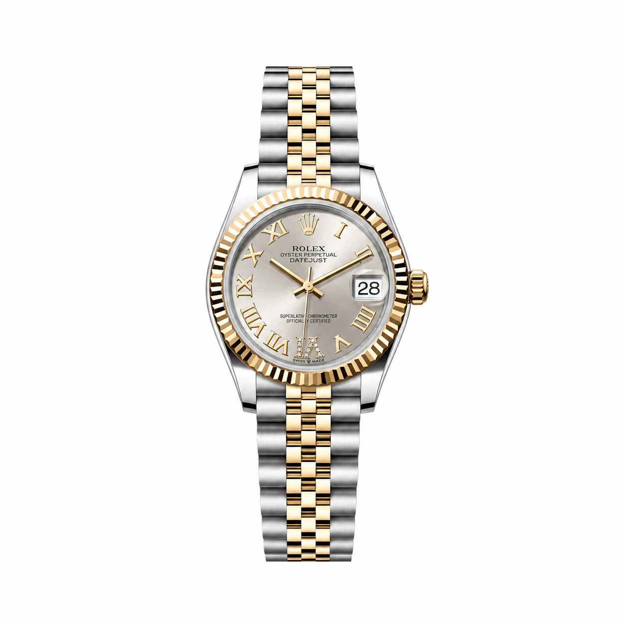 IMG-6098.png Rolex Datejust Two-Tone – Silver Roman Dial 31mm - Image 1