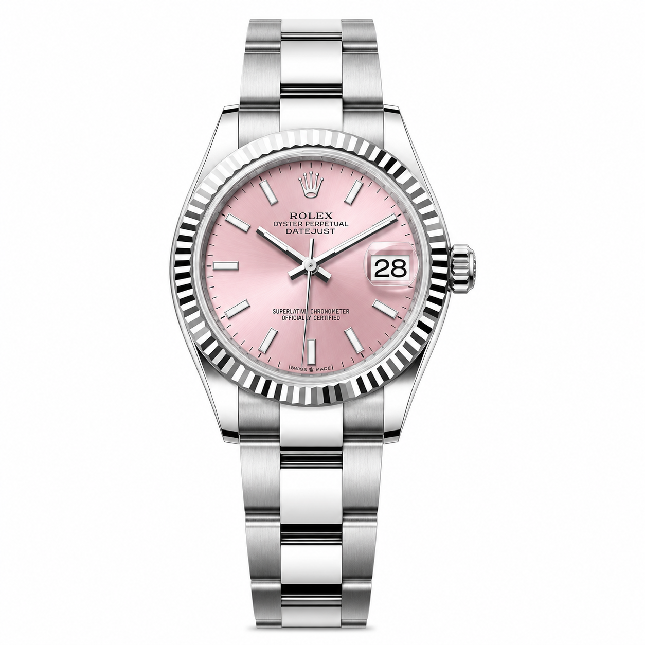 IMG-6121.png Rolex Datejust – Pink Dial Oyster Bracelet 31mm - Image 1