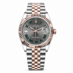 Rolex Datejust Wimbledon Two Tone Pink Gold Jubilee 36mm