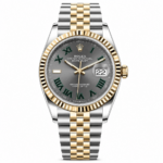 Rolex Datejust Wimbledon Two Tone Yellow Gold Jubilee 36mm