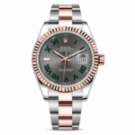 Rolex Datejust Wimbledon Two Tone Rose Gold Oyster 36mm