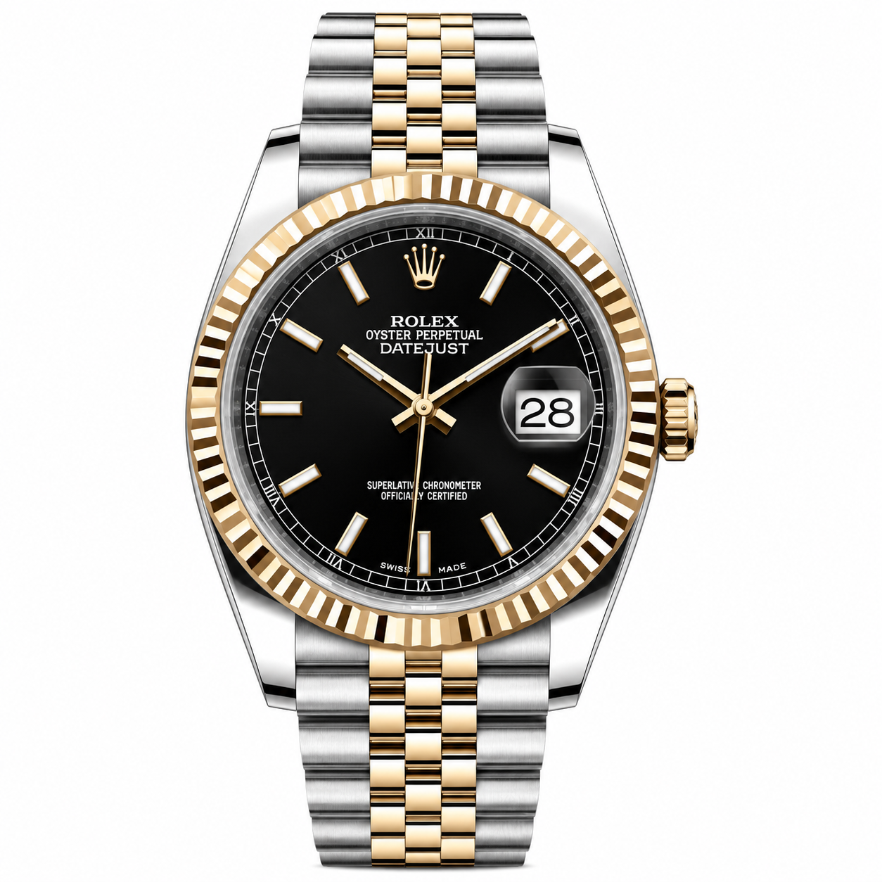 IMG-6205.png Rolex Datejust Two Tone Black Dial Jubilee 36mm - Image 1