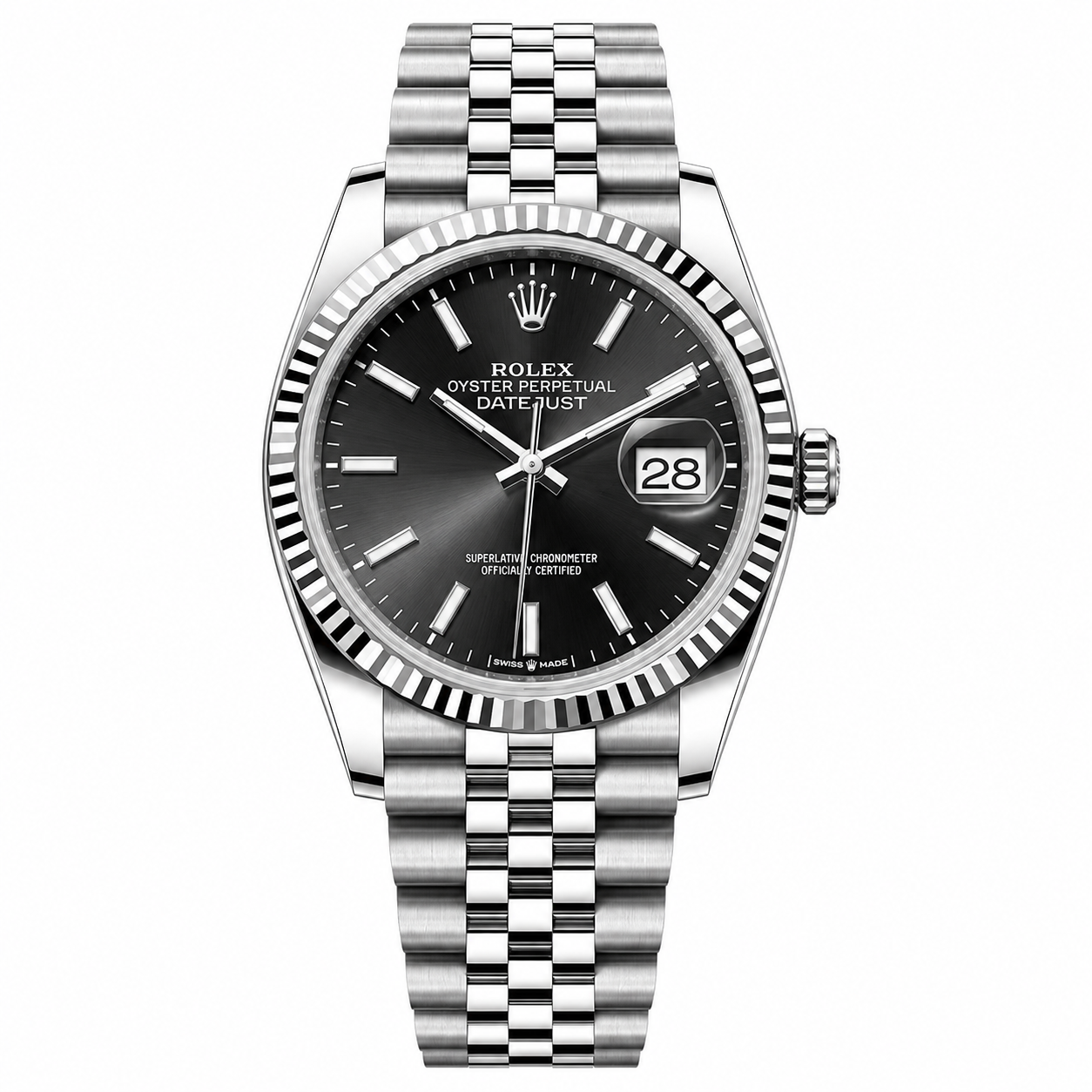 IMG-6248.png Rolex Datejust Steel Black Dial Jubilee 36mm - Image 1