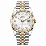 Rolex Datejust Two-Tone Yellow Gold Mother Of Pearl Diamonds Dial Jubilee 36mm