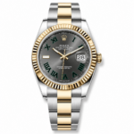 Rolex Datejust Wimbledon Two Tone Gold 41mm Oyster