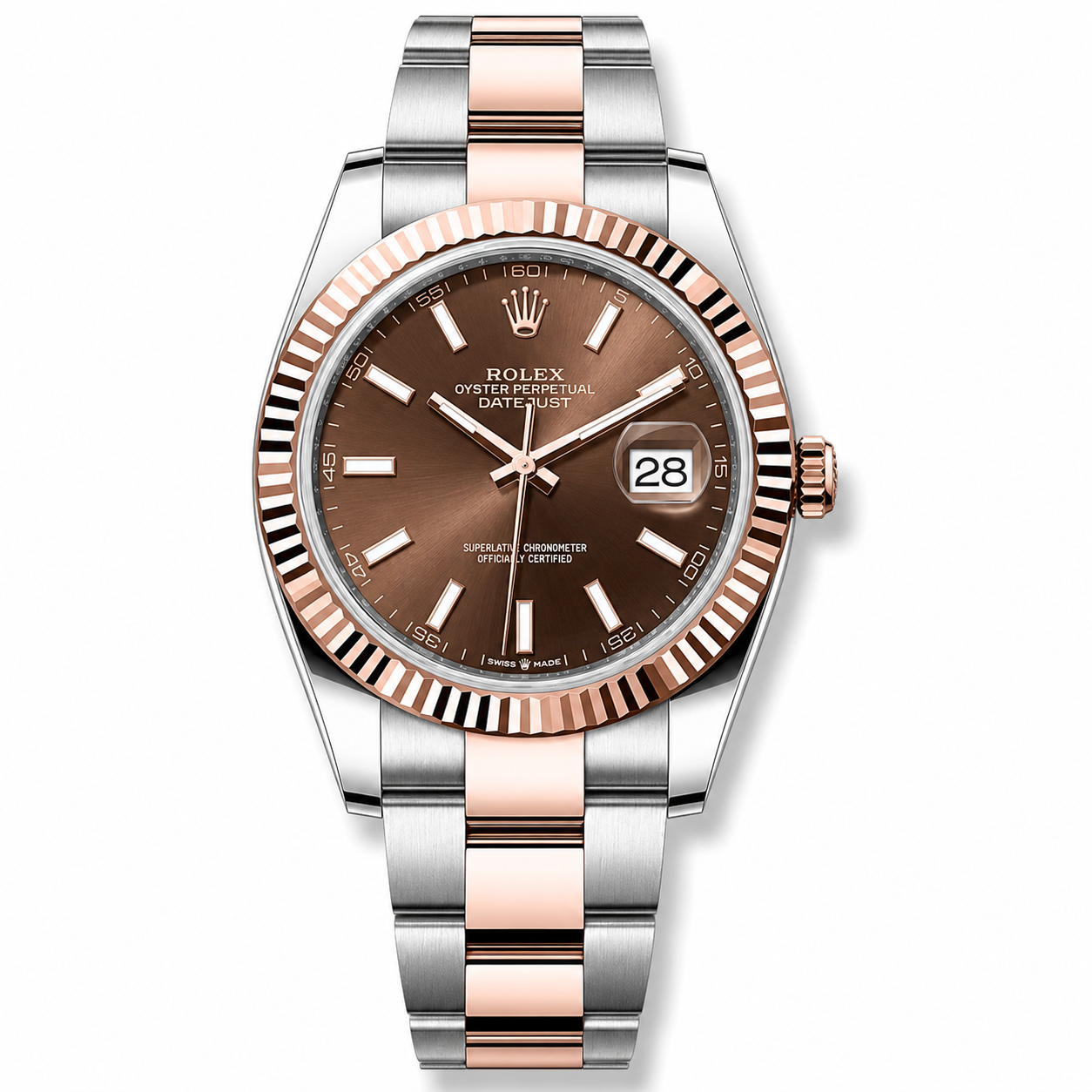 IMG-6263_a02a2c29-27de-4836-9db0-51a54dd63530.png Rolex Datejust Rose Gold Chocolate 41mm Oyster - Image 1