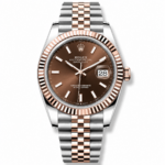 Rolex Datejust Rose Gold Chocolate 41mm Jubilee