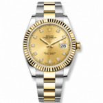 Rolex Datejust Gold Diamond 41mm Oyster