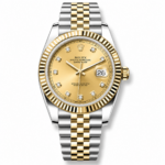 Rolex Datejust Gold Diamond 41mm Jubilee