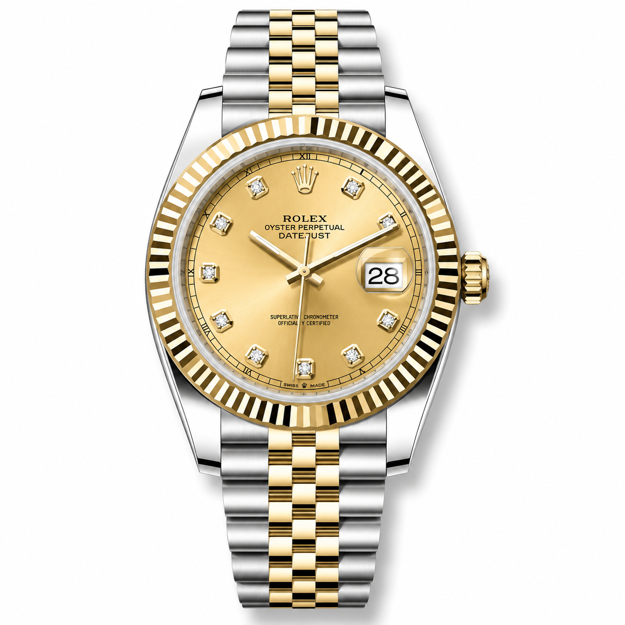 IMG-6266.png Rolex Datejust Gold Diamond 41mm Jubilee - Image 1
