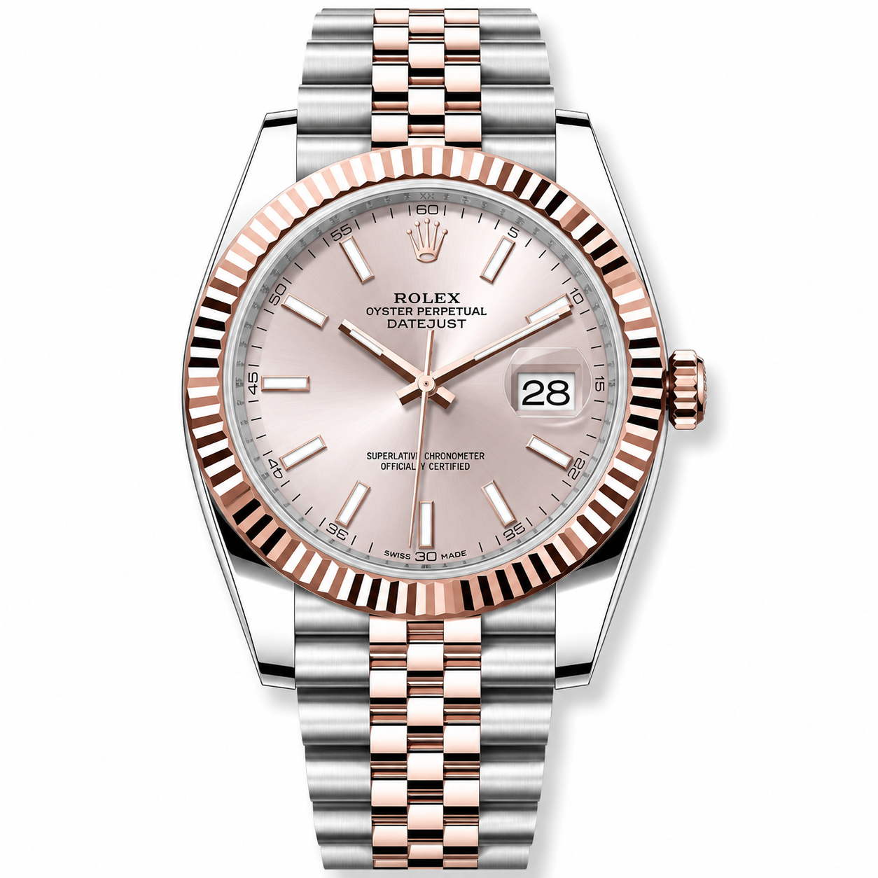 IMG-6271.png Rolex Datejust Sundust Rose Gold 41mm Jubilee - Image 1