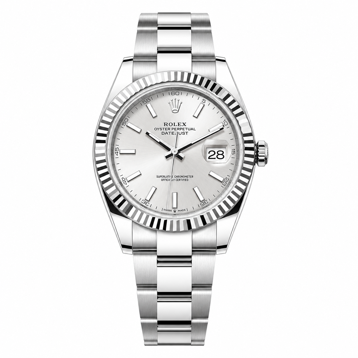 IMG-6274.png Rolex Datejust Silver Dial 41mm Oyster - Image 1