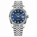 Rolex Datejust Blue Diamonds Dial 41mm Jubilee