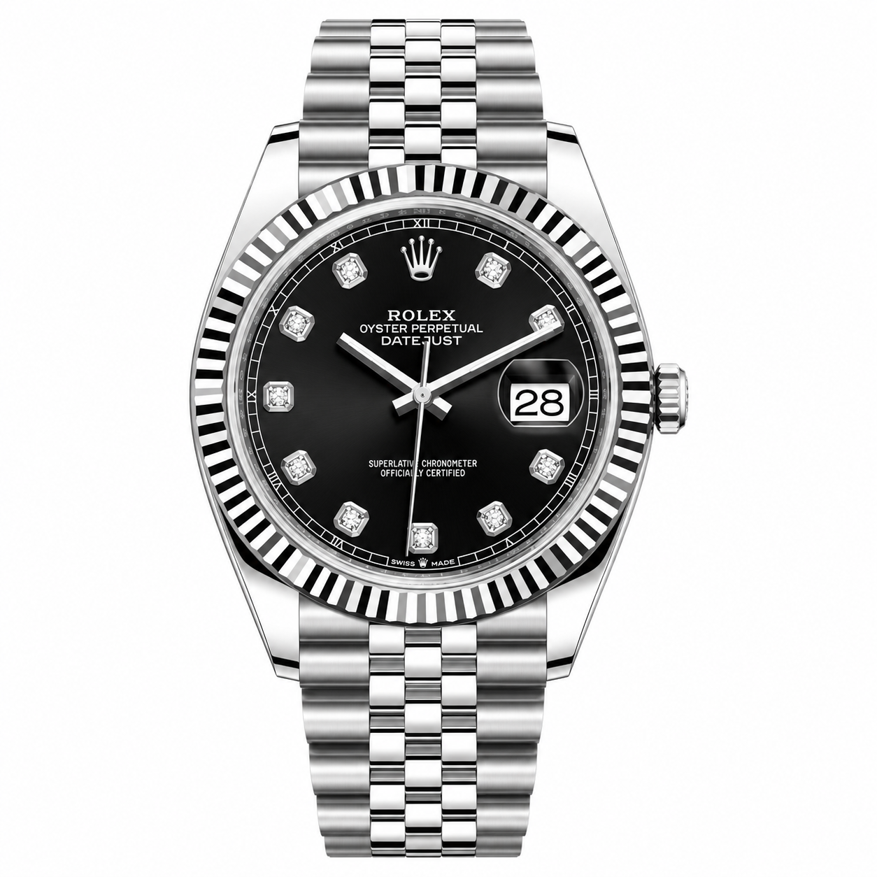IMG-6282.png Rolex Datejust Black Diamonds Dial 41mm Jubilee - Image 1