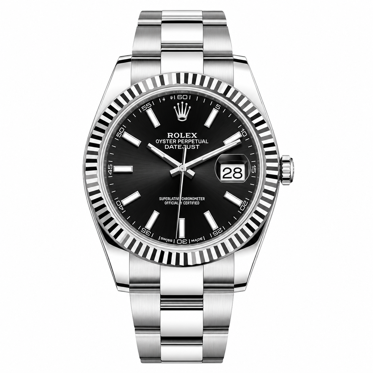 IMG-6283.png Rolex Datejust Black Sunburst Dial 41mm Oyster - Image 1