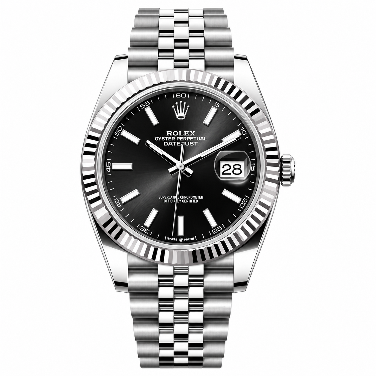 IMG-6311_1757c48c-34c2-4466-aad3-bd1a4e8f2d87.png Rolex Datejust Black Dial OysterSteel Jubilee 41mm - Image 1