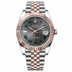 Rolex Datejust Wimbledon Dial Rose Gold Jubilee 41mm