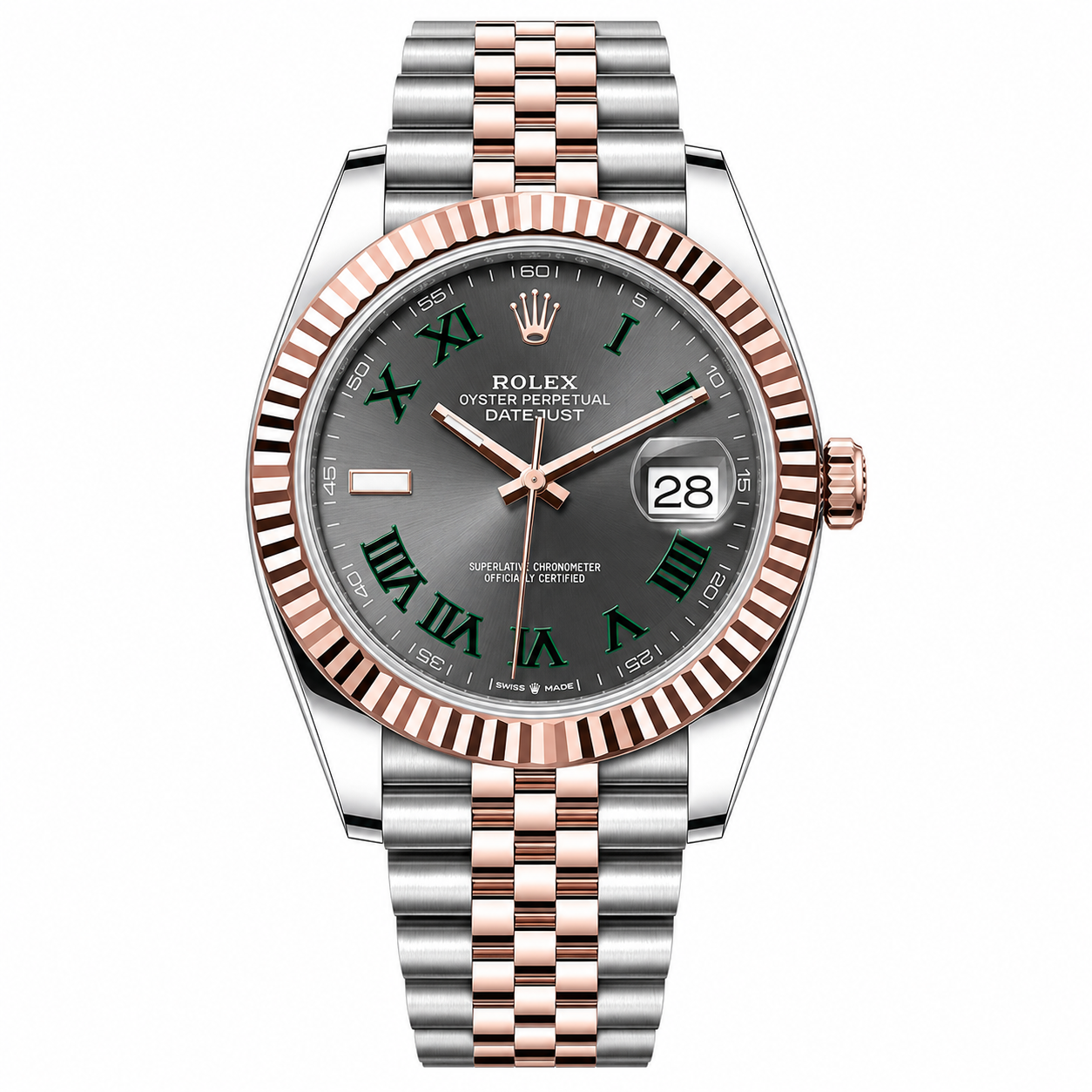 IMG-6316.png Rolex Datejust Wimbledon Dial Rose Gold Jubilee 41mm - Image 1