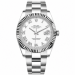 Rolex Datejust White Roman Dial Oyster 41mm