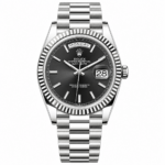 Rolex Day-Date Black Dial President 40mm