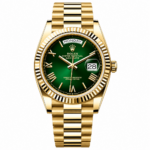 Rolex Day-Date Green Dial President Gold 40mm