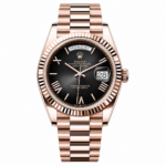 Rolex Day-Date Black Ombré Dial Rose Gold President 40mm