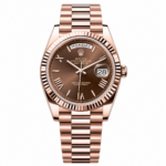 Rolex Day-Date Chocolate Dial Rose Gold President 40mm