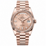 Rolex Day-Date Rose Gold Champagne Diamond Dial President 36mm