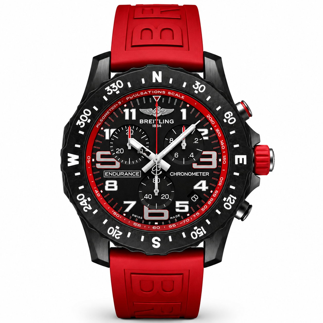 IMG-6529.png Breitling Endurance Pro — Red Stealth Edition - Image 1