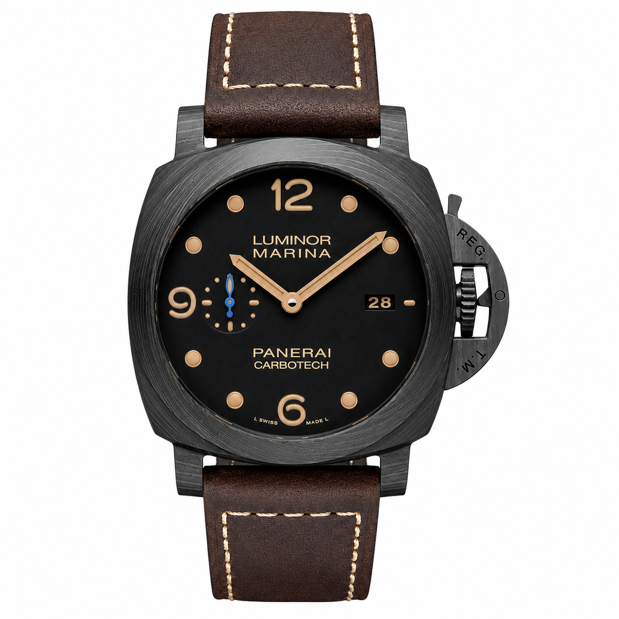 IMG-6975_88f7f23b-9cc1-4ec5-9eb1-9e1725f3735a.png Pam Luminor Marina 1950 Carbotech 44mm - Image 1