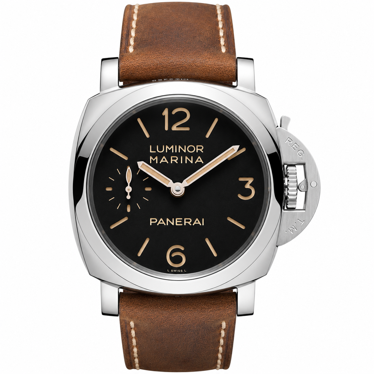 IMG-6996-1.png Panerai Luminor Marina Black Dial Vintage Leather Edition - Image 1