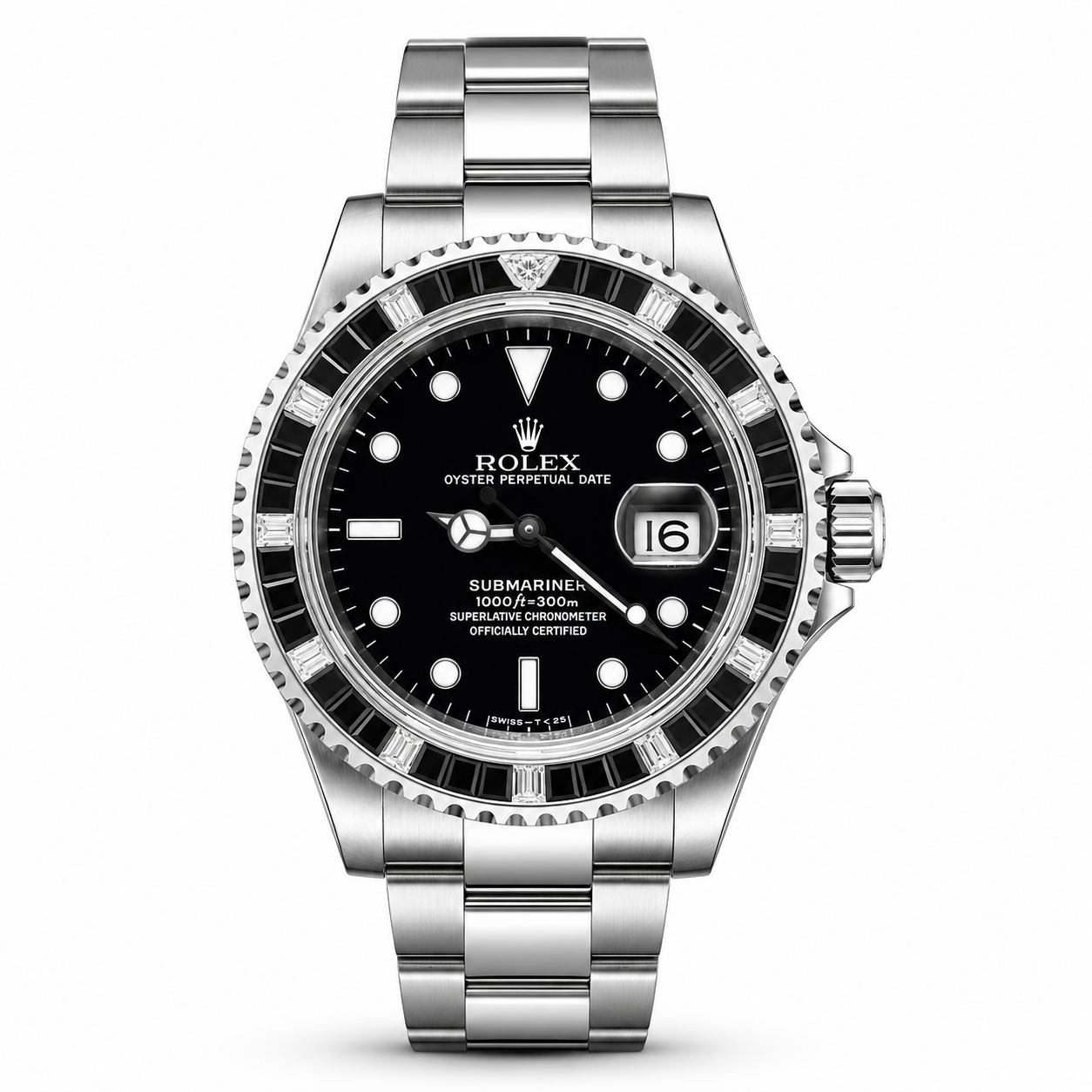 IMG-7116.png Rolex Submariner Date “Black Sapphire & Diamond Bezel Edition” - Image 1