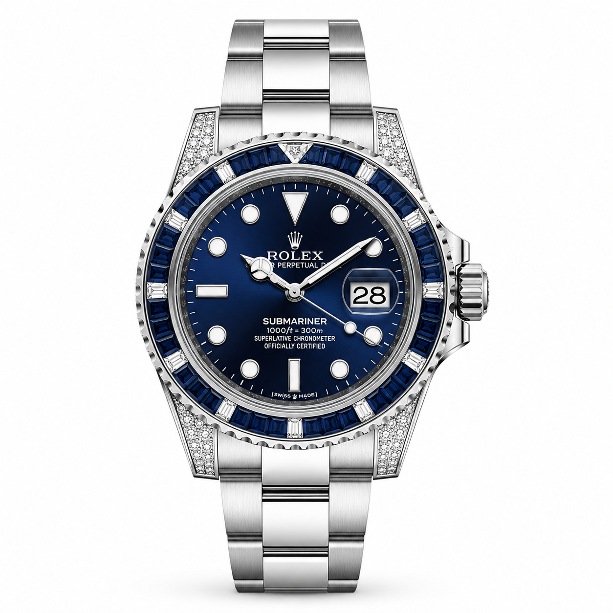 IMG-7118.png Rolex Submariner Date “Sapphire Blue High Jewellery Edition” - Image 1