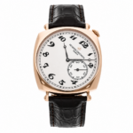 Vacheron Constantin Historiques American 1921 Rose Gold Black Leather Strap