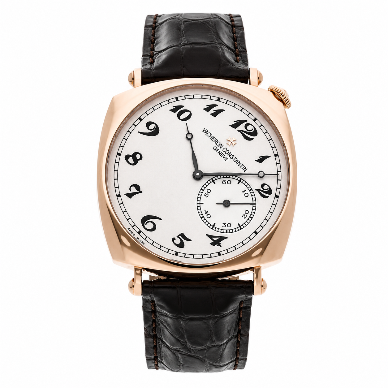 IMG-7362.png Vacheron Constantin Historiques American 1921 Rose Gold Black Leather Strap - Image 1