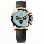 Rolex Cosmograph Daytona 40mm Yellow Gold OysterFlex Tiffany Blue Dial