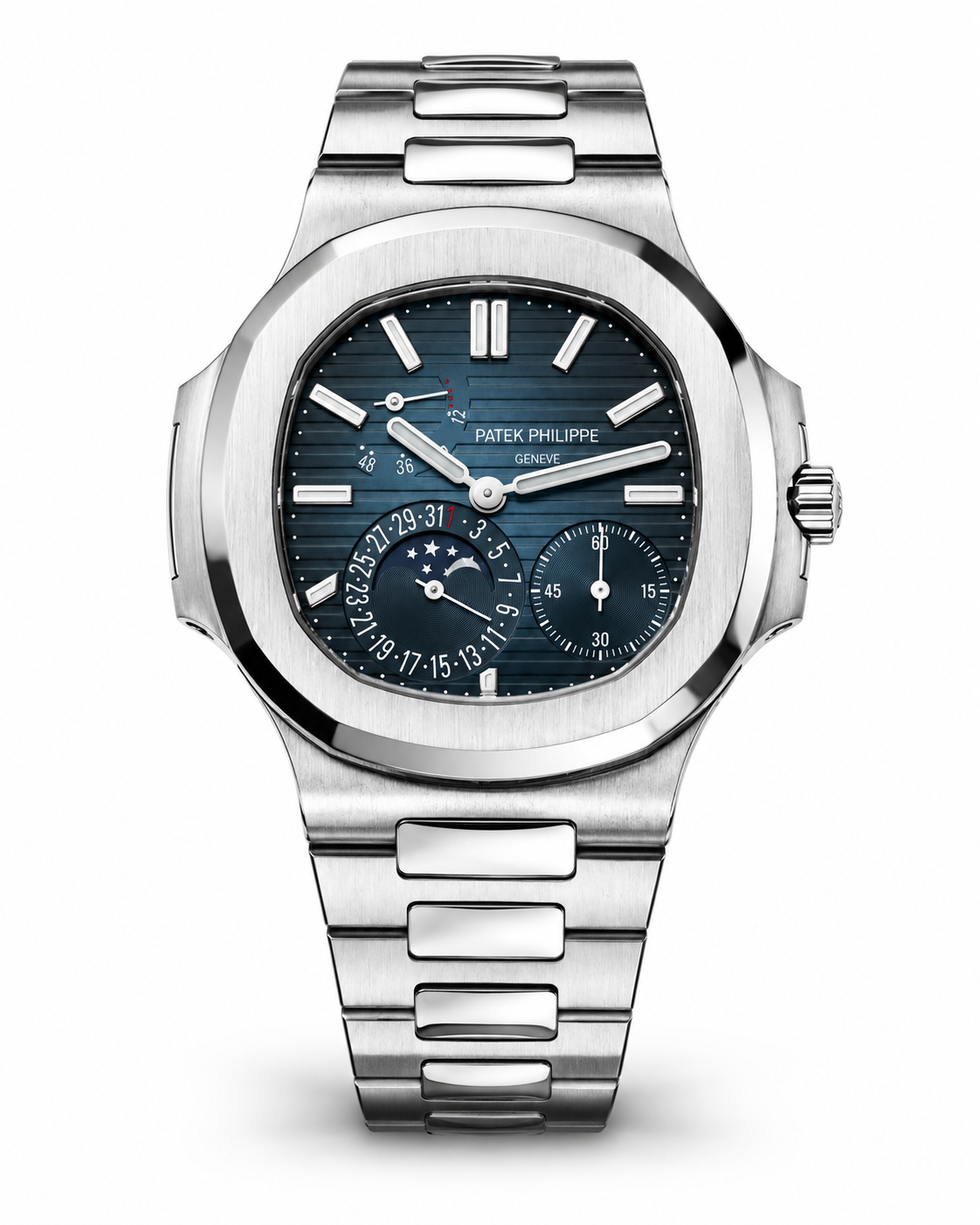 IMG-7693.png Patek Philippe Nautilus Blue Moonphase And Small Seconds - Image 1