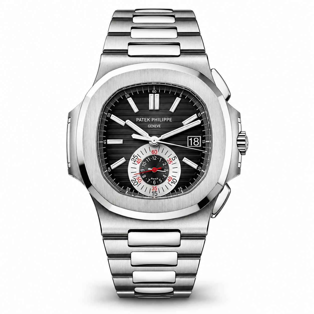 IMG-7694.png Patek Philippe Nautilus Chronograph Black Dial - Image 1