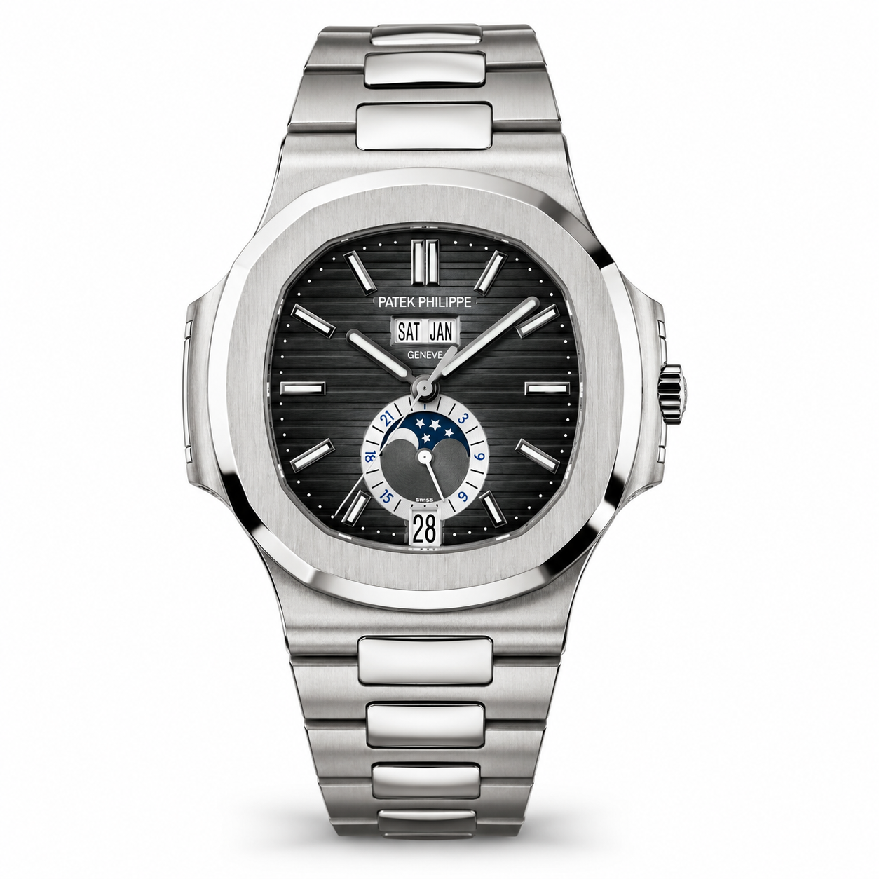 IMG-7701.png Patek Philippe Nautilus Annual Calendar Moonphase - Image 1