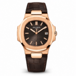 Patek Philippe Nautilus Rose Gold Leather