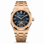 Audemars Piguet Royal Oak 41mm Everose Gold Blue Dial Tourbillon