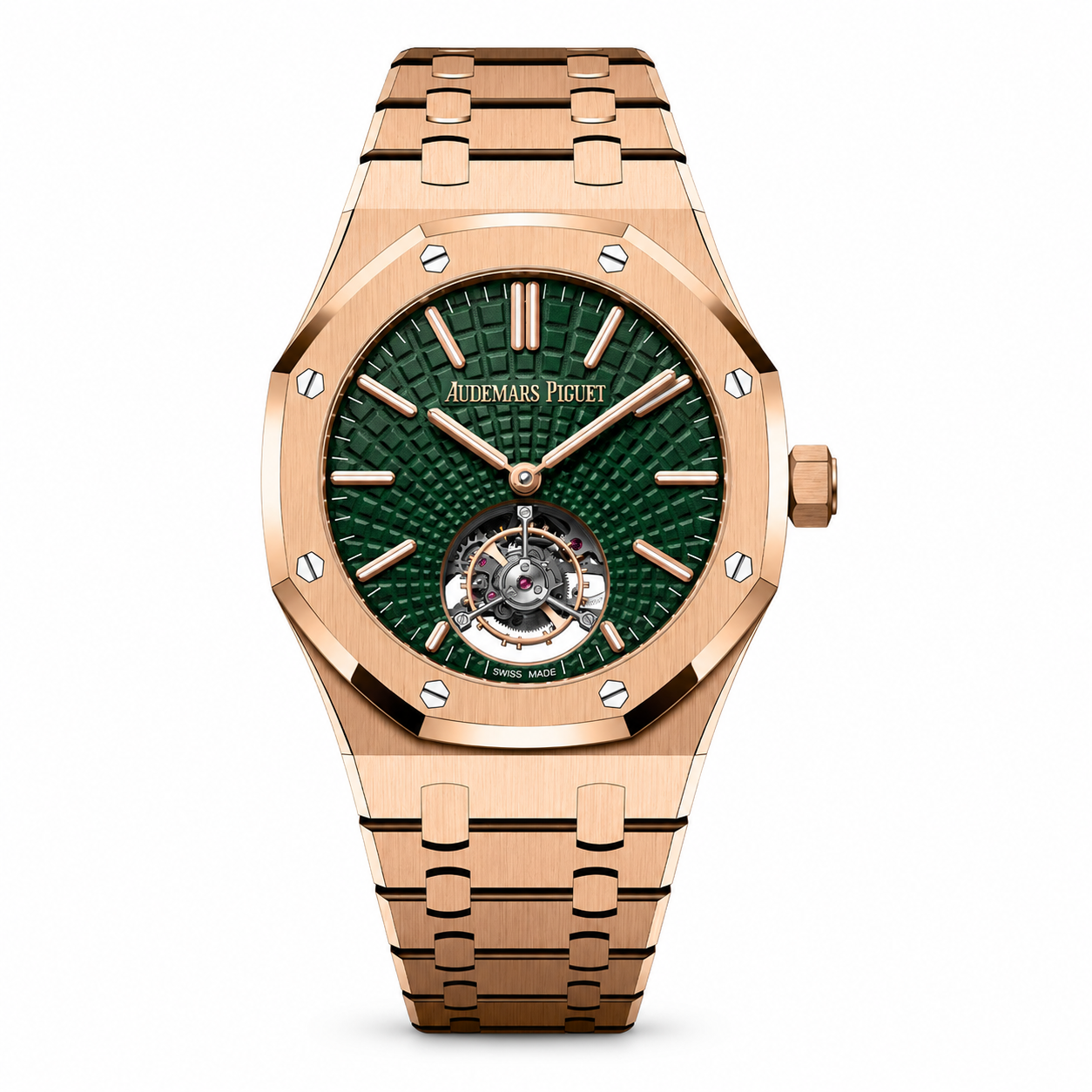 IMG-7743.png Audemars Piguet Royal Oak 41 Everose Gold Greel Dial Tourbillon - Image 1