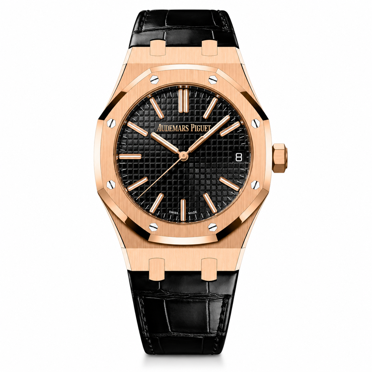 IMG-7782.png Audemars Piguet Royal Oak 41mm Rose Gold Leather Strap - Image 1